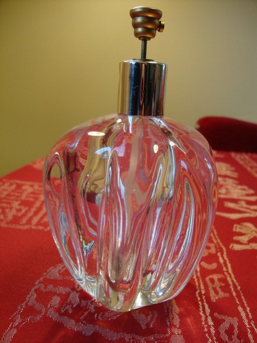 Vintage heavy clear glass