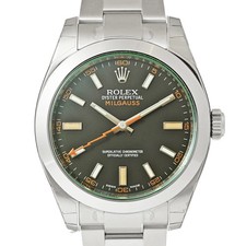 ROLEX Milgauss 116400GV Black Case Size 40mm x 40mm Men's Used Watch #114194