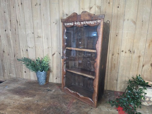 Vintage indian wooden - vintage, glazed