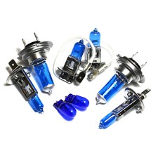 100w Super White Xenon HID High/Low/Fog/Side Light Headlight Bulbs Set