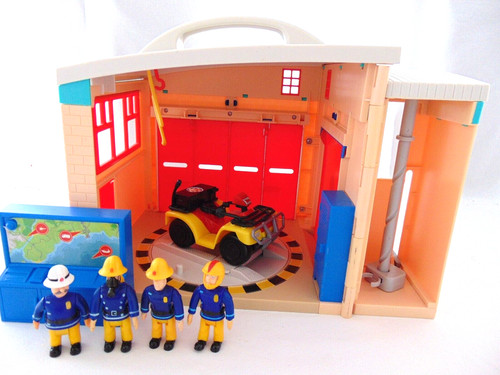 Fireman sam fire station with - sam,