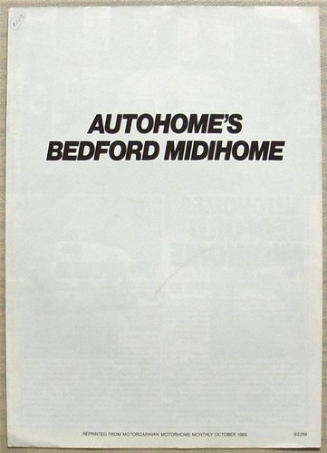Bedford midihome autohomes - bedford,