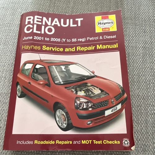 Haynes workshop manual - workshop, renault