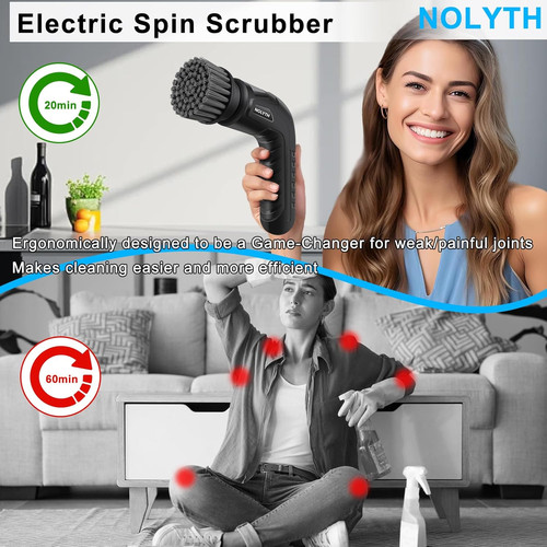 Electric scrubber power spin - electric,