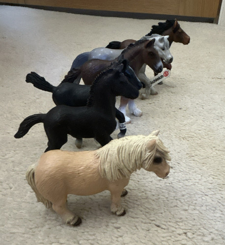 Schleich bundle ponies - bundle, of