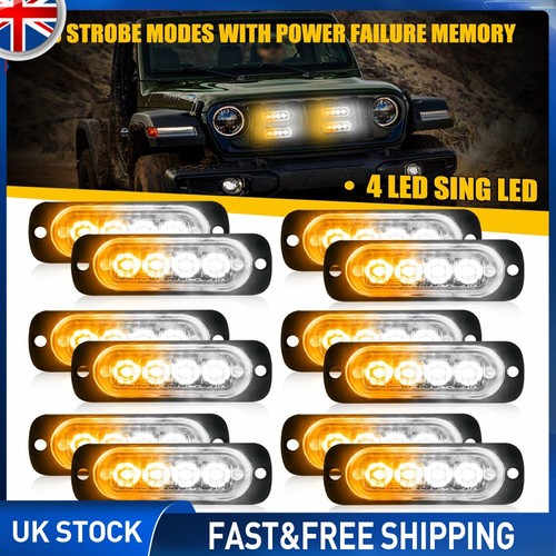 12x 4led strobe marker - 12x,