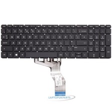 Replacement For HP 15-BW550SA Black UK Layout Laptop Notebook English Keyboard