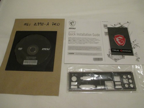 Genuine msi mpg z390a - msi, pro