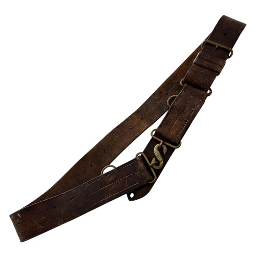 Ww1 cef leather belt with - belt,