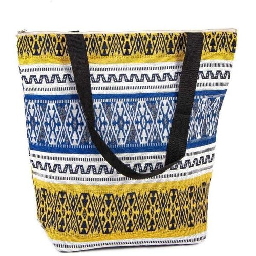 Kilim design tote - tote, shoulders