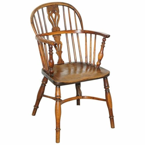 Burr yew wood windsor - wood,