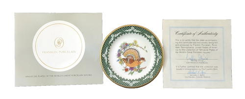Franklin mint miniature plates - franklin,