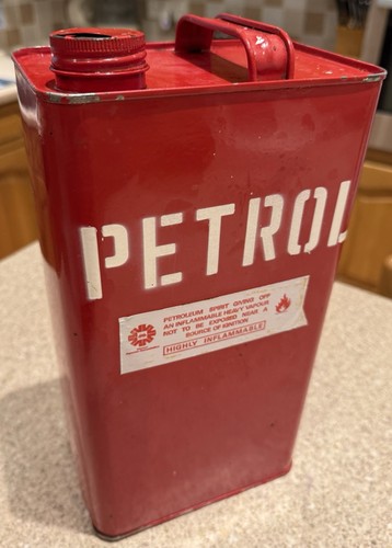 Antique petrol can - petrol,