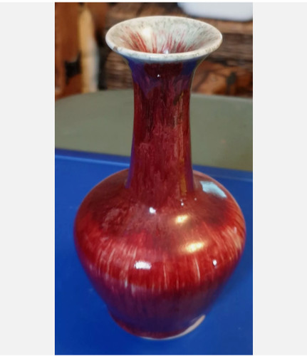 Cobridge blood flambe - blood, vase