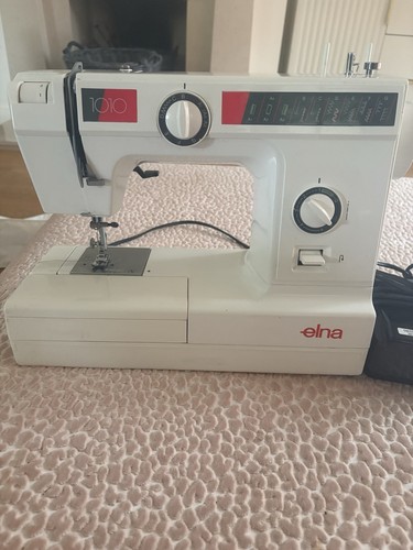 Elna 1010 sewing machine with - sewing,