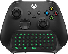 Green Backlight Keyboard for Xbox One, Xbox Series X/S,Wireless Chatpad Message 