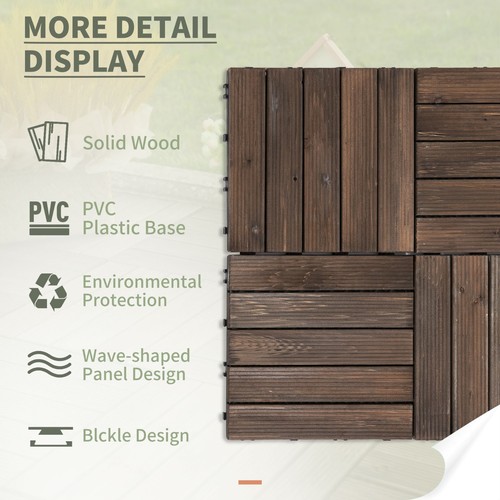 27pcs teak deck tiles 12x12 - teak,