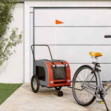  Bike Trailer Orange and Grey