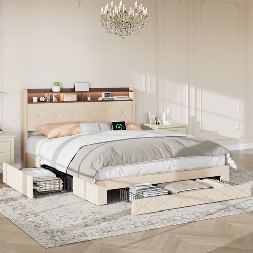 Full queen size velvet bed - velvet,