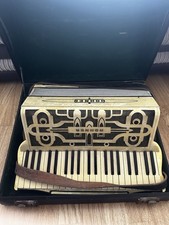 Vintage Hohner Accordion In Original Case Works. As Is.