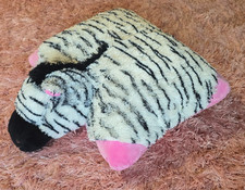 Pillow Pet Zebra 18" Plush 2010 Original Full-Size | Black & White | Retired