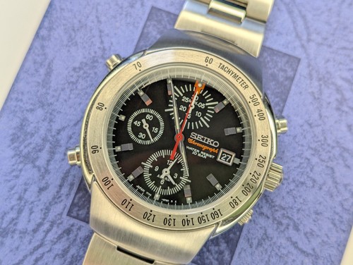 Seiko chronograph boxed nov - chronograph,