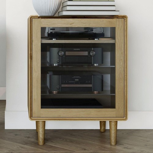 Solid oak cabinet - solid,