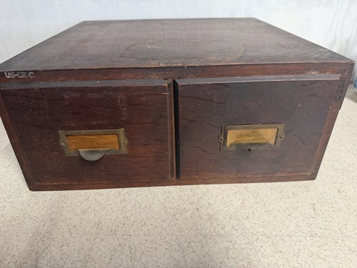 Antique drawer weis library - 2,