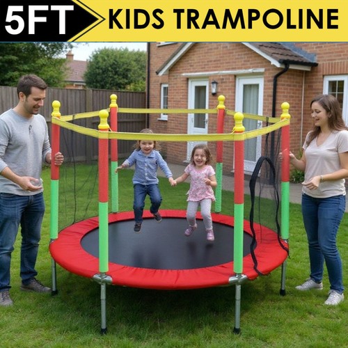 5ft kid trampoline with safety - trampoline,