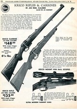 1958 Print Ad of Krico 222