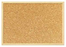NATURAL CORK PIN NOTICE BOARD - OFFICE MEMO SCHOOL WITH FREE PUSH PIN BOARD