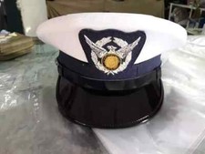Navy Blue Deluxe US Coast Guard Adjustable Low Profile Insignia Cap