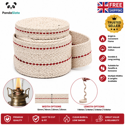 Flat oil lamp wick paraffin - oil,