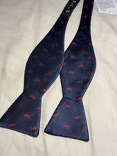 TM Lewin Navy Blue Self Tie