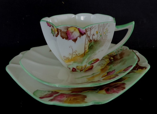 Art deco vintage china shelley - art,
