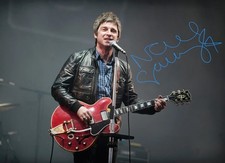 A4 Photo Signed Noel Gallagher Oasis