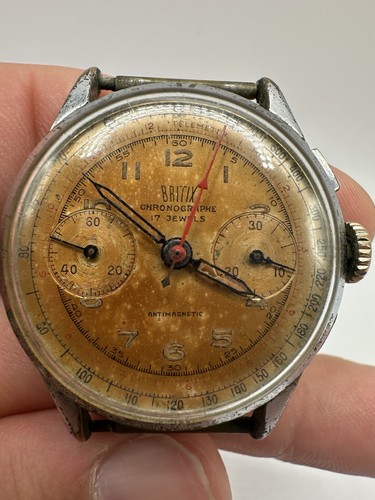 1950s britix chronograph watch - britix,