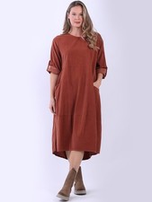MADE IN ITALY Corduroy Dress
