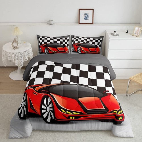 Racing car comforter set - car,
