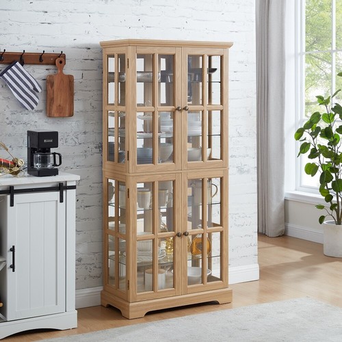 Curio antique display cabinet - display,