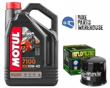 SUZUKI GSXR750 L7 L2017 Hi-Flo Oil Filter Fully-Synthetic MOTUL 7100 Oil