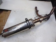 HYOSUNG GT650 INJECTION MODELS ONLY EXHAUST DOWNPIPES & SCORPION CAN