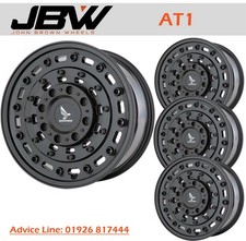 7X16" JBW AT1 SATIN BLACK ALLOY WHEELS SUIT VAUXHALL VIVARO 14-19  (SET OF 4)