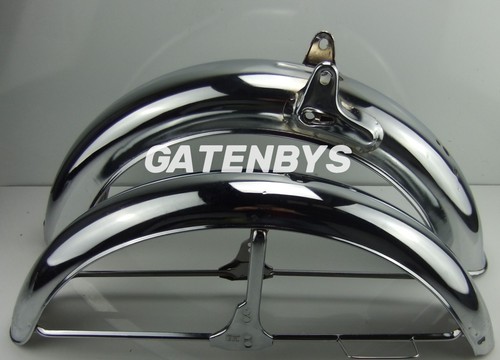 Chrome front rear mudguard - chrome,