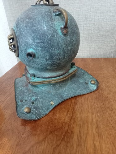 Green brass decor - decor, diving