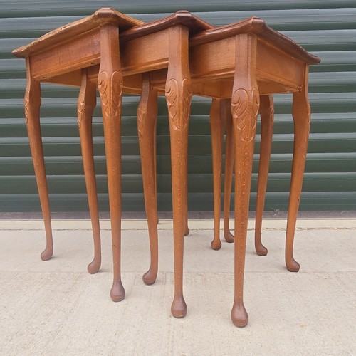 Vintage nest glass topped - 3,