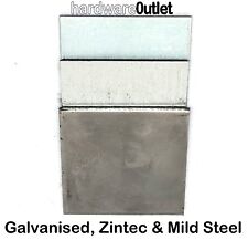 Mild Steel or Galvanised Sheet Plate Metal Guillotine Cut UK Supplier