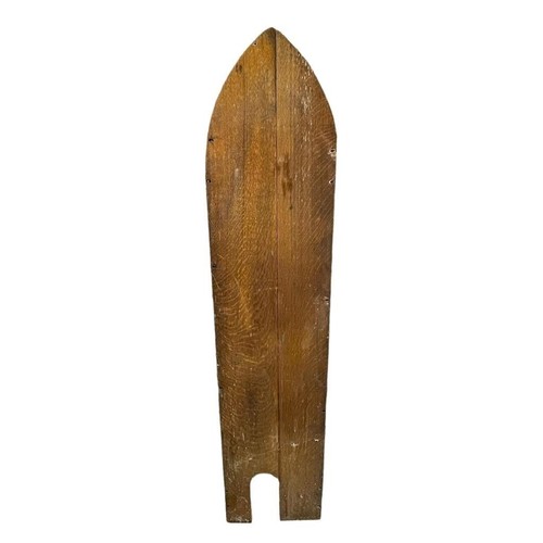 Antique gothic arch church pew - arch,