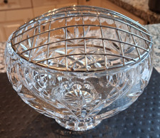 Vintage crystal cut glass