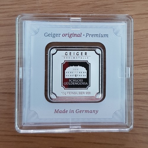 10g silver geiger - silver, .999